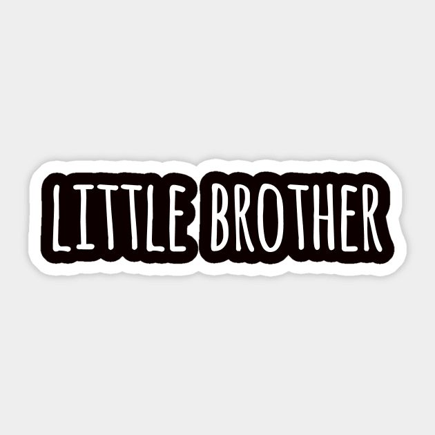 my little brother text Sticker by HAIFAHARIS